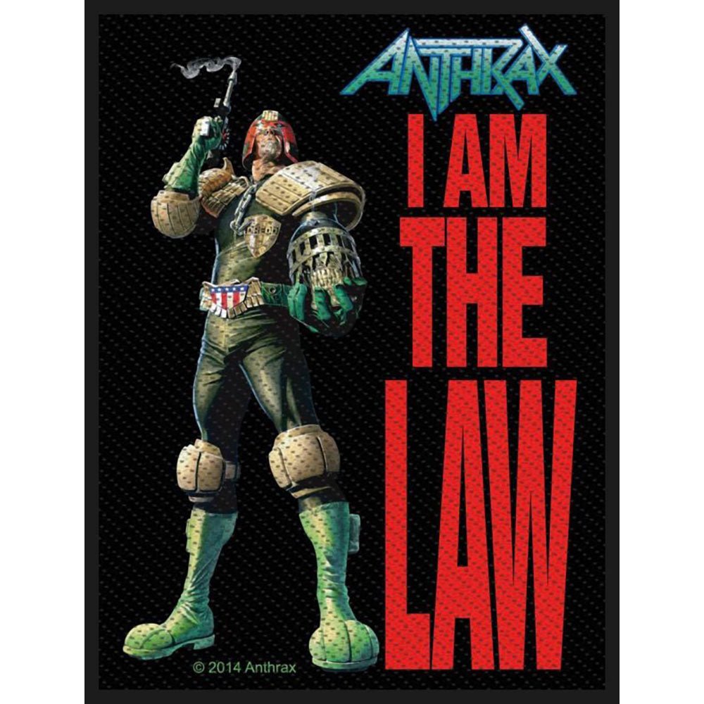 ANTHRAX アンスラックス - I Am The Law / ワッペン - PGS
